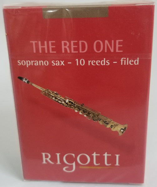 Rigotti Gold Soprano Saxophone Reeds - Classic Cut - 10 Per Box - Poppa's Music 