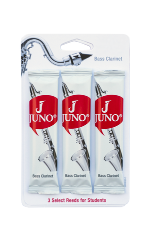 Vandoren Juno Bass Clarinet Reeds - 3 Reed Card - Premium Bass Clarinet Reeds from Vandoren - Just $14! Shop now at Poppa's Music