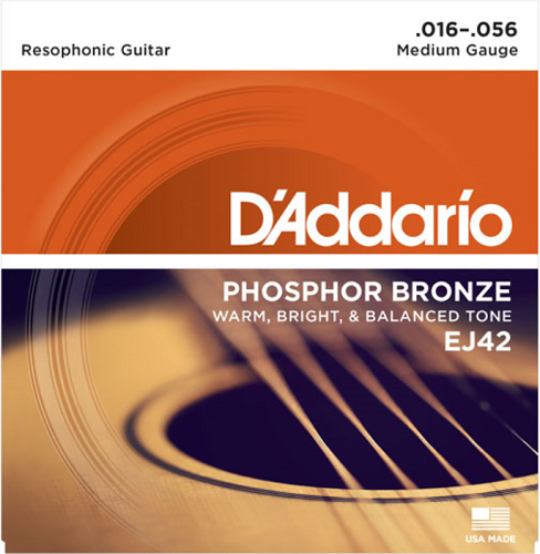 D'addario Resphonic Guitar StringS, 16-56 - Poppa's Music 