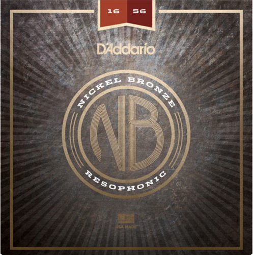 D'addario Nickel Bronze, Resophonic 16-56 Acoustic Guitar Strings - Poppa's Music