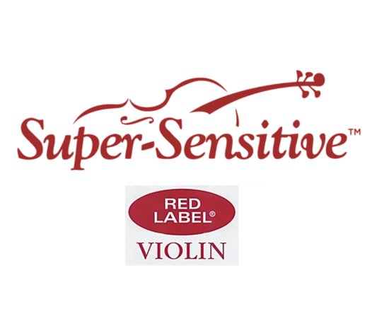 Super Sensitive Red Label Violin D  4/4 Medium Gauge String -  SS2137 - Poppa's Music 