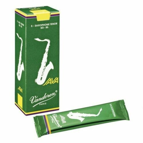 Vandoren Java Green Tenor Saxophone Reeds - 5 Per Box - Poppa's Music 