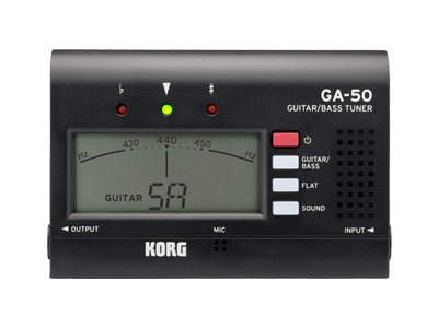 Korg Guitar and Bass Tuner GA-50 - Poppa's Music 