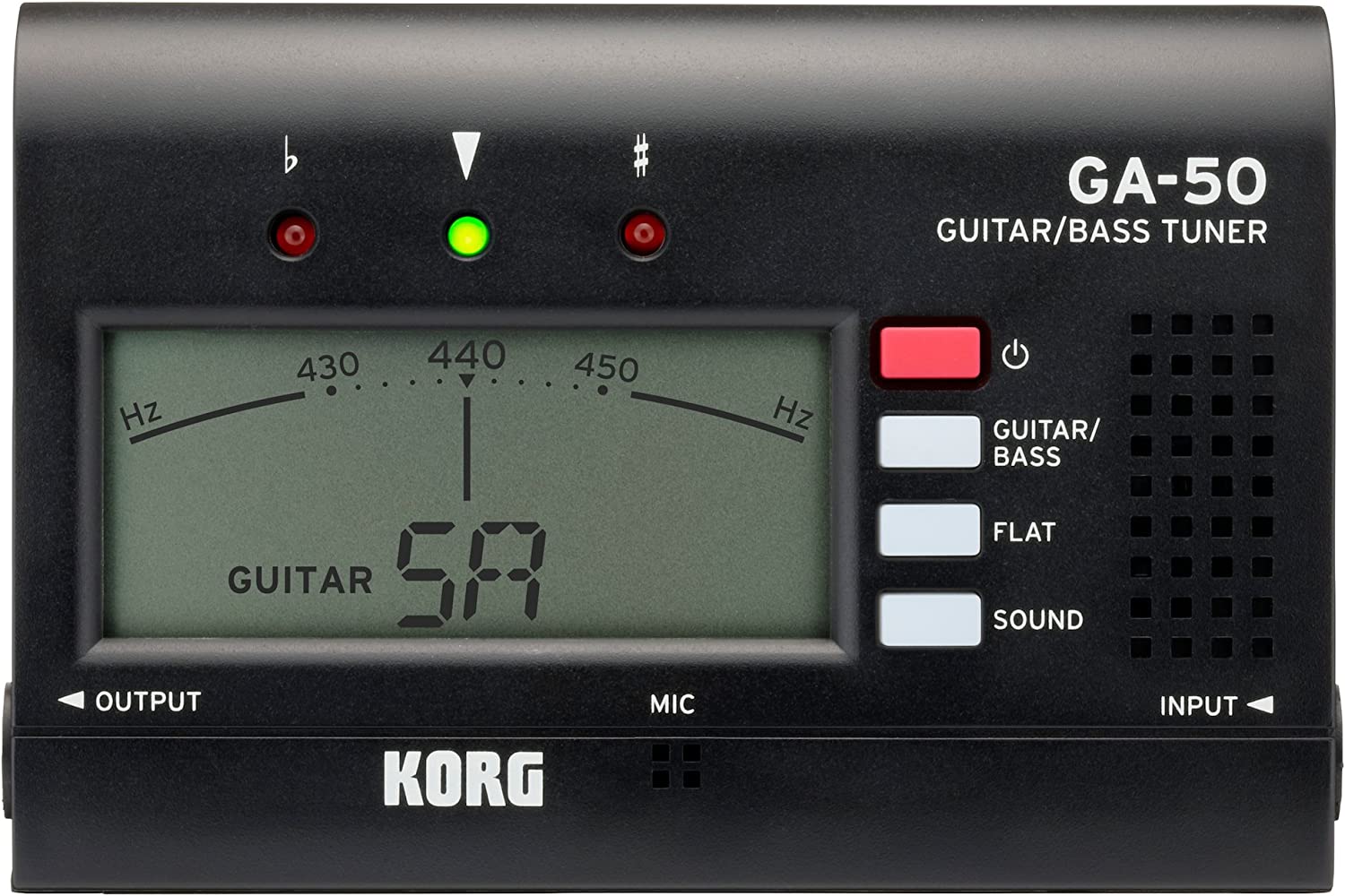 Korg Guitar and Bass Tuner GA-50 - Poppa's Music 