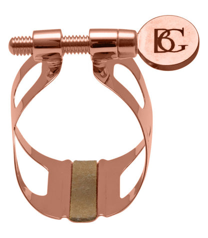 BG France Tradition Rose Gold Bass Clarinet Ligature -L99-LIGATURE ONLY- - Poppa's Music 