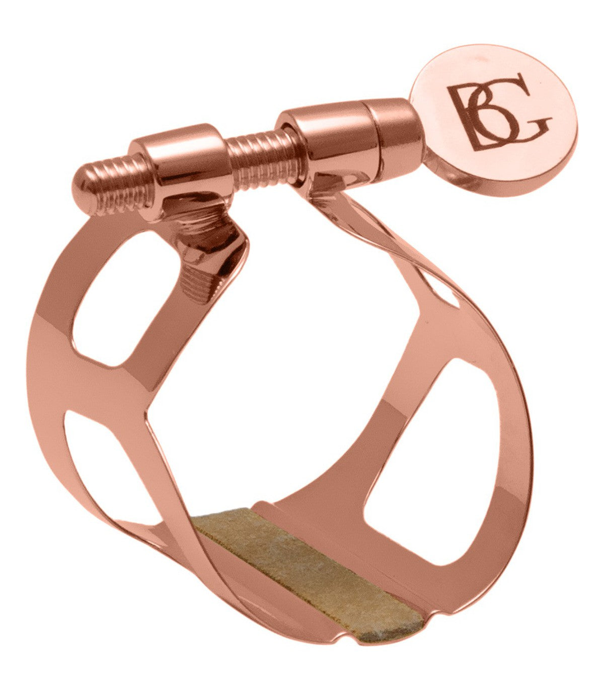 BG France Tradition Rose Gold Bass Clarinet Ligature -L99-LIGATURE ONLY- - Poppa's Music 