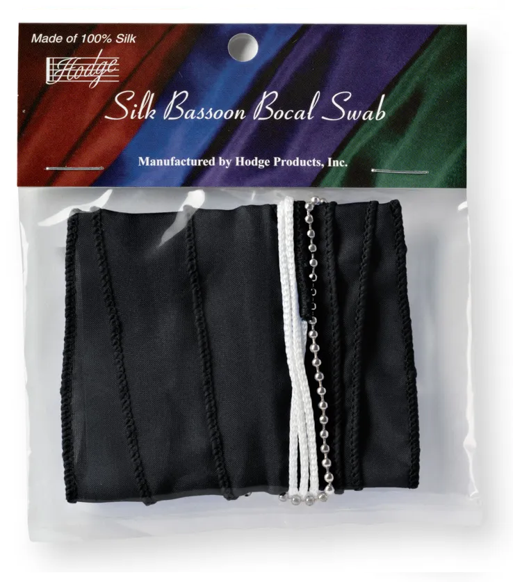 Hodge Bassoon Bocal Silk Swab - Poppa's Music 