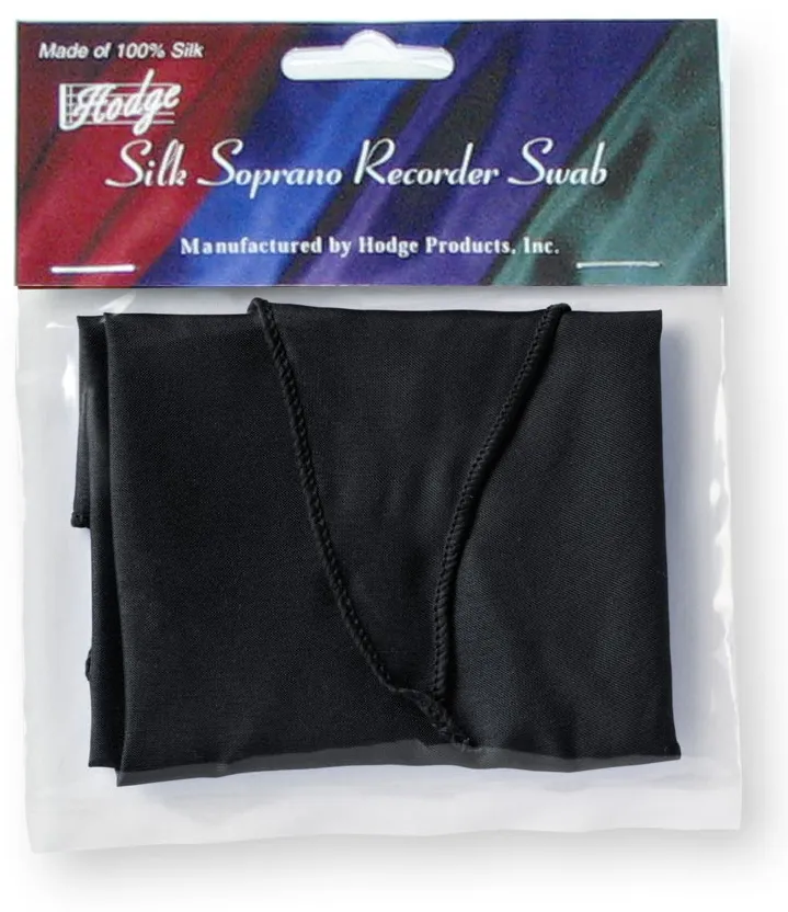 Hodge Soprano Recorder Silk Swab - Poppa's Music 