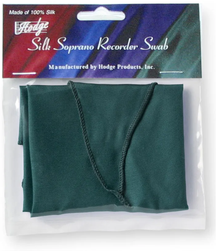 Hodge Soprano Recorder Silk Swab - Poppa's Music 