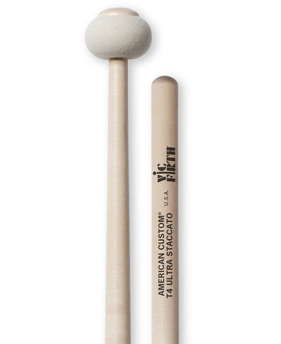 Vic Firth American Custom Timpani Mallets - T4 Ultra Staccato - Poppa's Music 