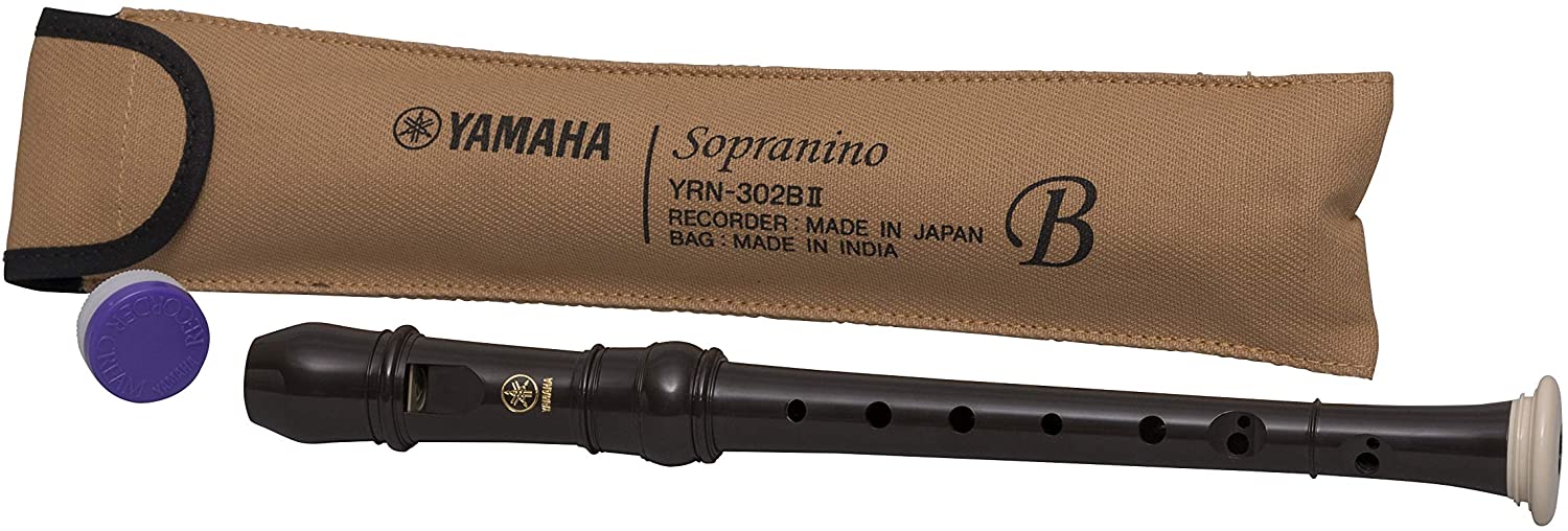 Yamaha 300 Series-Abs Resin Sopranino Recorder Model YRN302B - Poppa's Music 